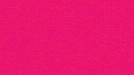 Fototapeta premium Pink background with yellow and blue rectangular lines