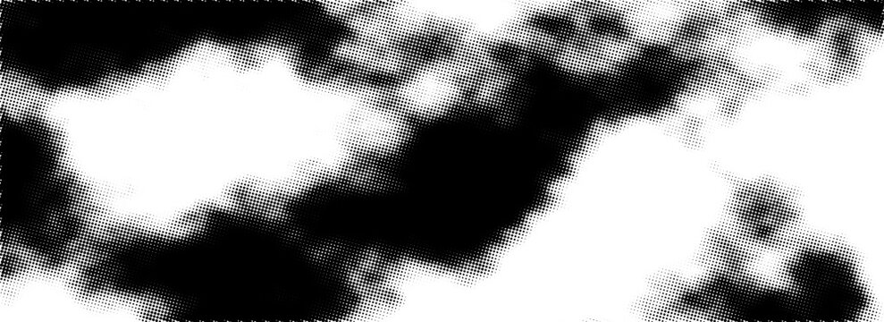 Old-school grunge texture with irregular dot patterns and a worn vector look.