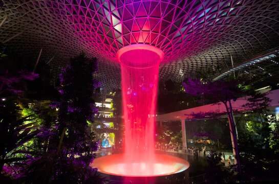 Jewel Rain Vortex at night