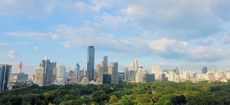 Modern city of Bangkok