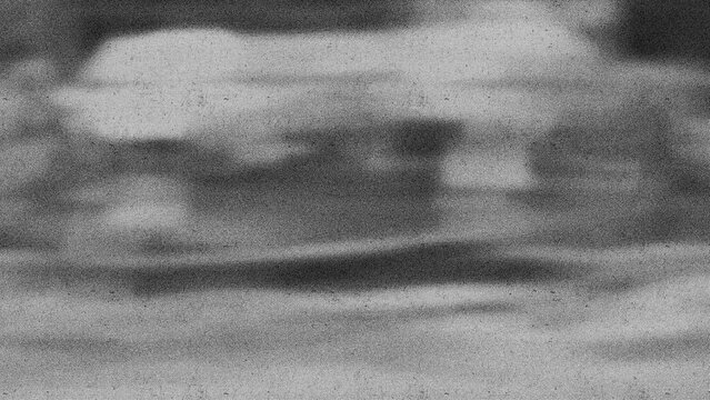 High-Contrast Black And White Halftone Dot Texture With Grainy Vintage Newspaper Effect And Gradient Noise Abstract
