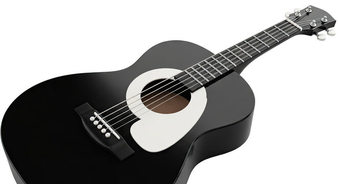 Black Acoustic Guitar