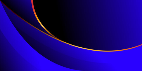 Fototapeta premium Blue dark premium background. Simple and modern gradient concept. Gradient Luxury background.