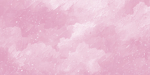 Fototapeta premium Pink abstract watercolor background with a pastel paint texture and vintage grunge marble pattern on old paper wallpaper design