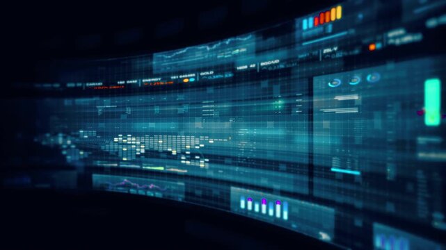 Futuristic global financial data visualization, world map and digital globe with candlestick chart, stock trading analytics, forex market dashboard, fintech infographic, big data interface