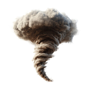 Swirling Tornado Funnel