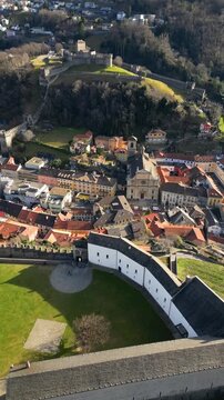 Well-preserved medieval castles UNESCO World Heritage Site Bellinzona, Switzerland