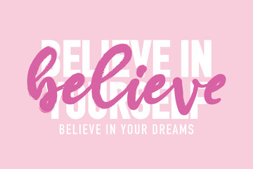 Naklejka premium Inspirational slogan text quote words. Beautiful cute vector illustration design.