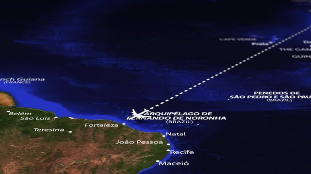 Flight From Andorra la Vella ANDORRA Asuncion PARAGUAY with flag pins