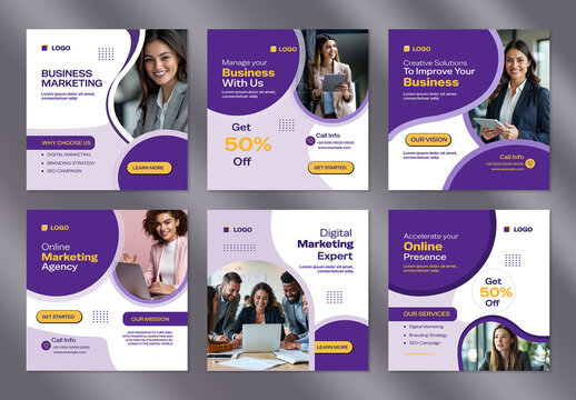 Business Social Media Post Layout