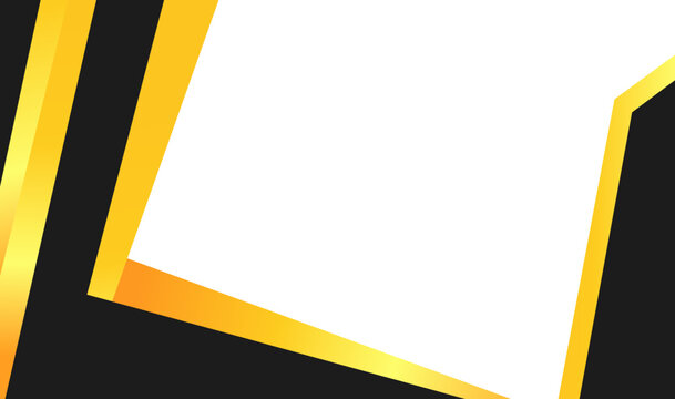 Abstract design with white space and black gold accents. Suitable for luxury branding, invitations, backgrounds, or elegant print designs. Sophisticated and visually appealing.