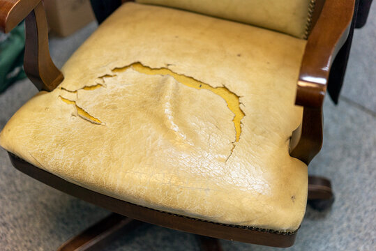 old armchair seat