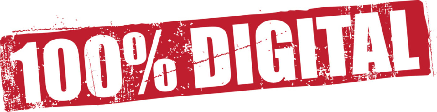 100 Digital Vector Rubber Stamp