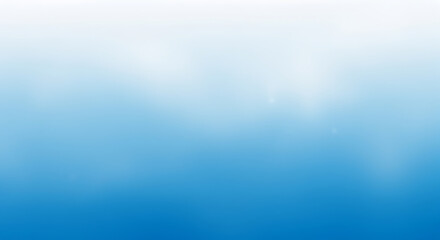 Obraz premium Gradient blue background with white cloudy texture abstract serene atmosphere