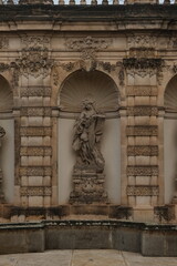 Obraz premium Ornate Baroque Sculpture Architectural Detail Stone