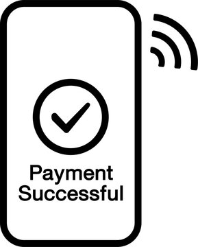 Mobile Online Payment Icon
