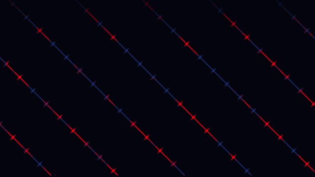 Minimalist Diagonal Dotted Line Pattern Animation on Dark Background