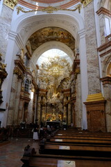 Fototapeta premium Baroque Church Interior With Heavenly Light