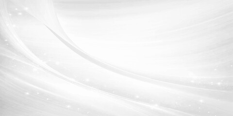 Abstract white vector background featuring a soft wave pattern with blue light and crystal textures to create a cold winter snow and ice design for a seasonal nature wallpaper backdrop © BIBI
