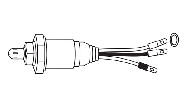 Automotive Oxygen Sensor Device for Vehicle Emission Control and Engine Performance.