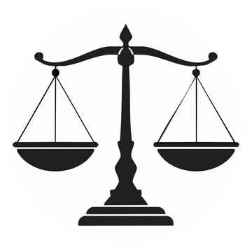 Justice Scale Silhouette