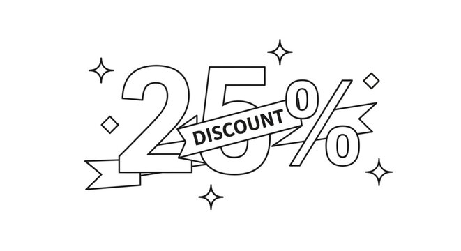 Discount Twenty Five Percent Off.