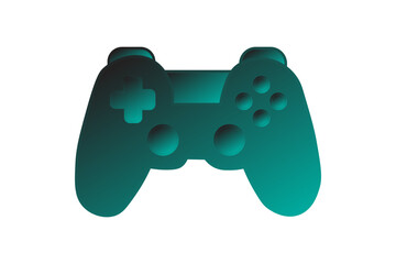 The design utilizes a clean, minimalist aesthetic with a smooth gradient transition, shifting from a darker, deep teal/black tone at the top to a lighter, vibrant cyan at the bottom. © Zaqiyul