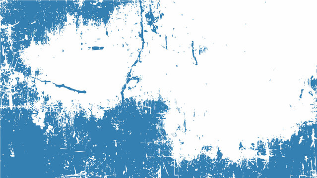 Blue and White Abstract Textured Background with Grunge Effect for Creative Designs.