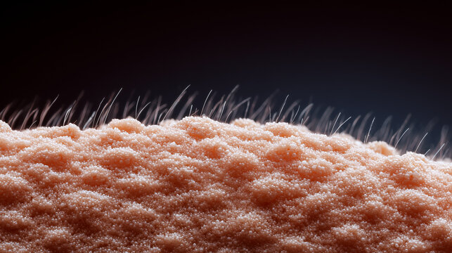 Skin Surface Extreme macro close-up