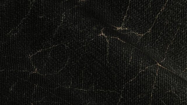 Hypnotic continuous motion of waves of cotton fabric with marble pattern in seamless loop producing unique abstract luxury surface