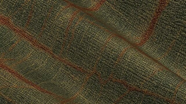 Continuous textile motion of waves of cotton fabric with marble pattern in seamless loop forming unique abstract luxury surface