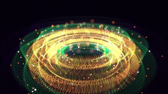 flawless looping state of a superheated tokamak plasma field undergoing violent phase transition. Ideal for VJ loops, scientific documentaries, UI backgrounds, and medical presentations.