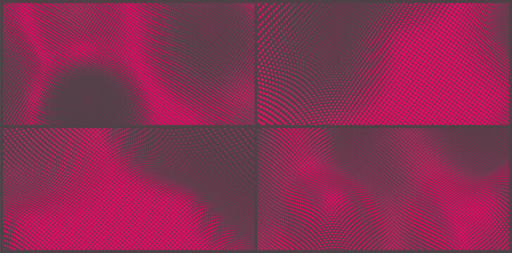 Convex background. Gradient texture. Grid surface. 3D illustration for brochure, poster, cover, card, presentation, flyer or banner.