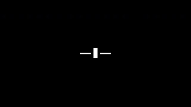 Loading Animation Rectangle Uniq Shape Magnetic Moving Unique Clean White Loop Transparent Background