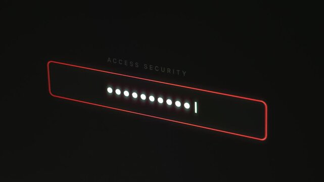 Access denied after entering incorrect user password.