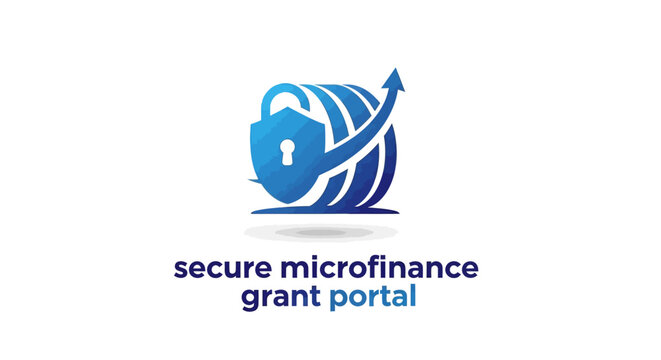 Secure Microfinance Grant Portal Logo Depicting Financial Security and Growth.