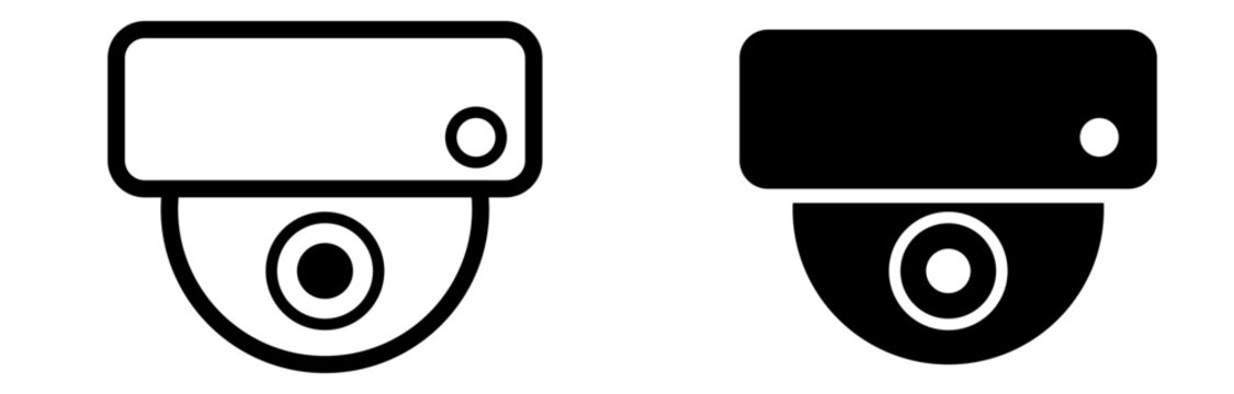 Icon f&uuml;r Sicherheitskamera-Symbole. 

