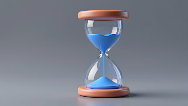 Hourglass: A timeless symbol of passing time, this elegant hourglass showcases the steady flow of sand, embodying the concept of time and its relentless march forward.