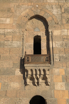egipto el cairo Mezquita y madrasa del Sult&aacute;n al-Guri balc&oacute;n de la torre minarete alminar exterior 4M0A1854-as26