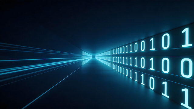 Digital binary code tunnel