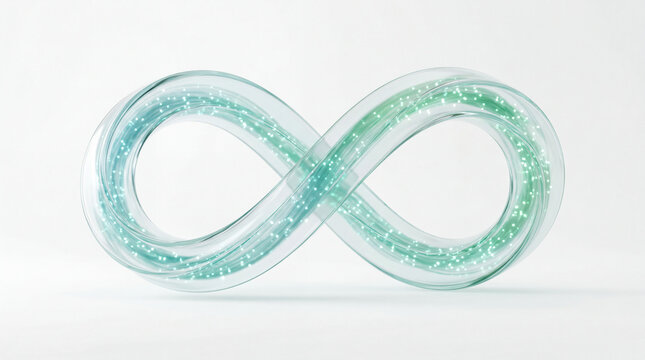 Infinite Connecting Flow Minimalist Optical Fibers Abstract Background