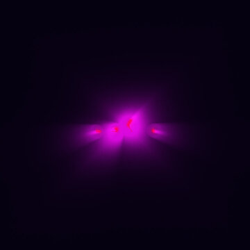 Square Light Glow Animated Text Title for Digital Marketing Feed