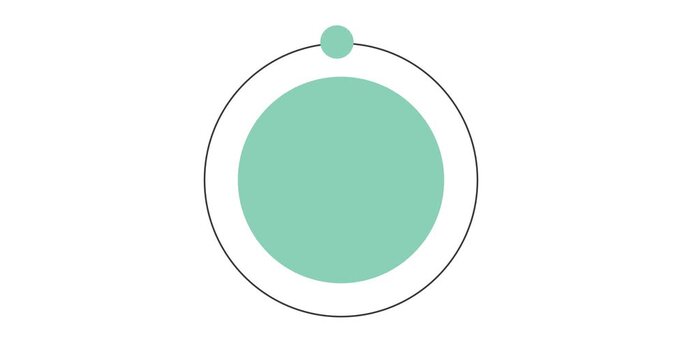 Animation breath inhale , hold , exhale isolate