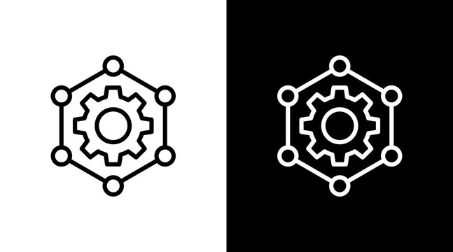 Parameters  White Icon Set Design