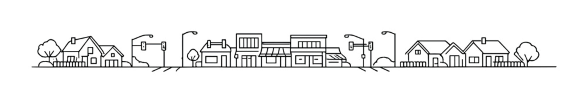 Walled town with gate and multiple towers on flat plain