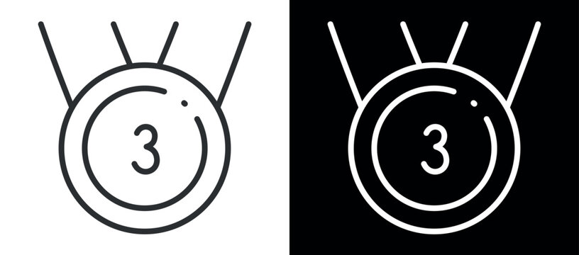 Outline drawing of billiard pool 8-ball icon with cue sticks