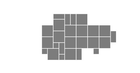 Fototapeta premium Collection pattern with minimalist photo and gallery mosaic for montage collage or moodboard template background. Picture presentation backdrop and rhombus art with texture wall.