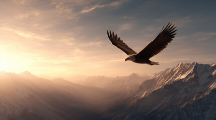 Fototapeta premium eagle in the sky