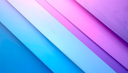 Fototapeta premium A vibrant abstract composition showcases layered planes of blue, purple, and pink hues, creating a dynamic and visually striking arrangement.