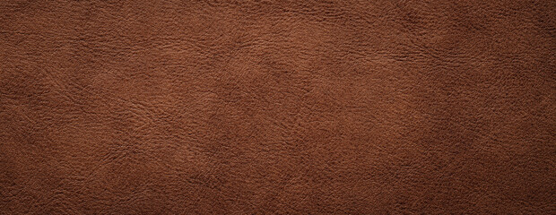 Fototapeta premium brown leather texture, skin surface as dark background
